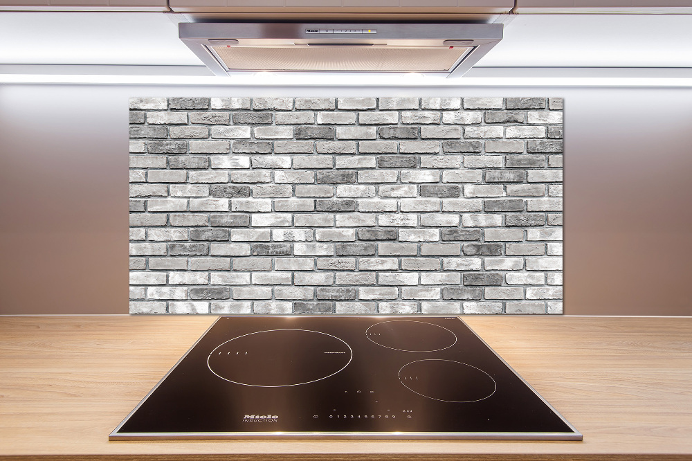 Kitchen splashback Brick wall