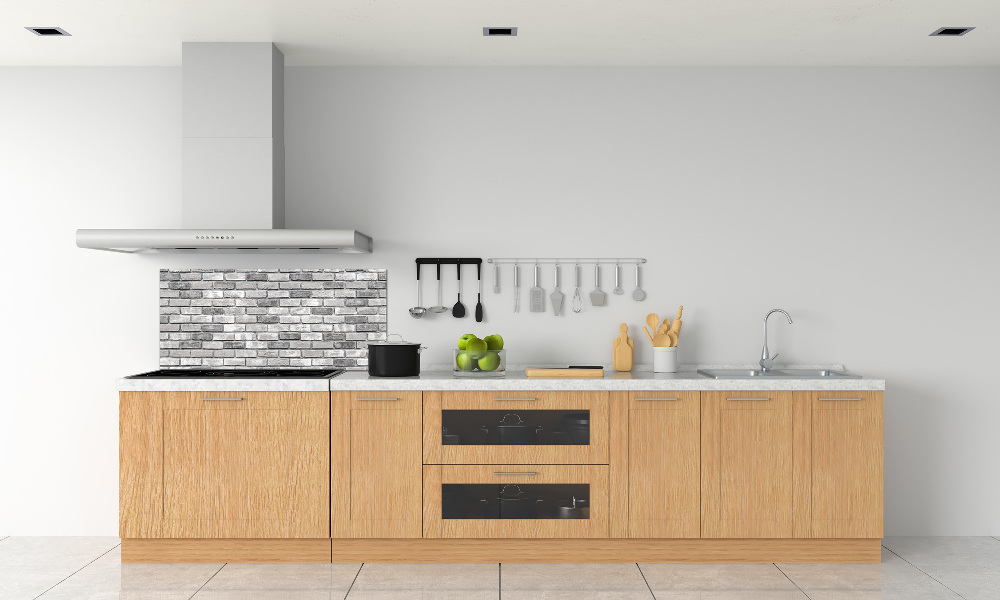 Kitchen splashback Brick wall