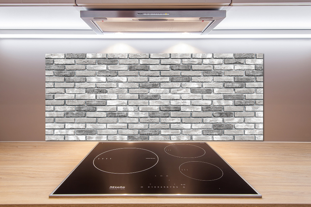 Kitchen splashback Brick wall