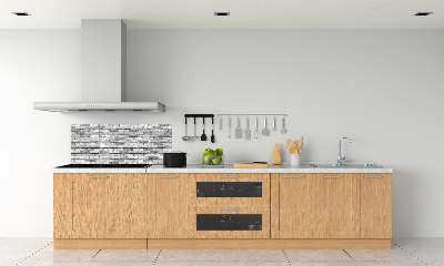 Kitchen splashback Brick wall