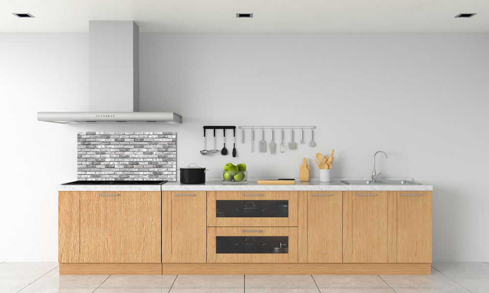 Kitchen splashback Brick wall