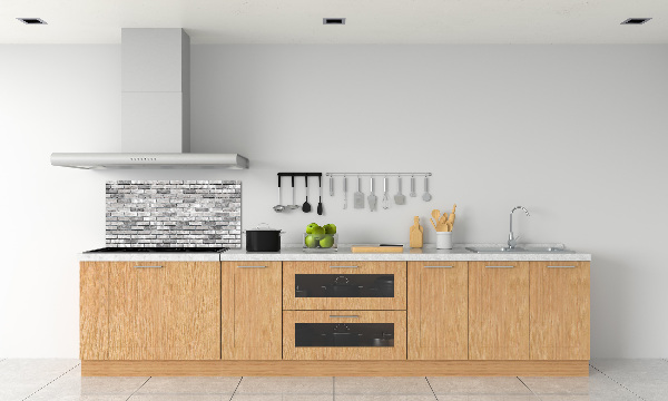 Kitchen splashback Brick wall