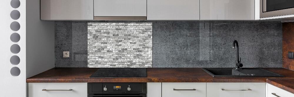 Kitchen splashback Brick wall