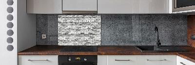 Kitchen splashback Brick wall