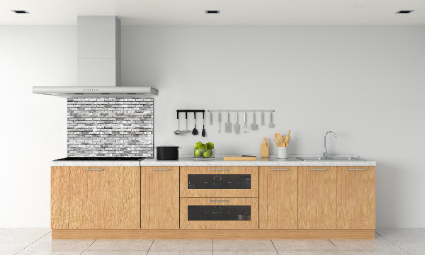 Kitchen splashback Brick wall