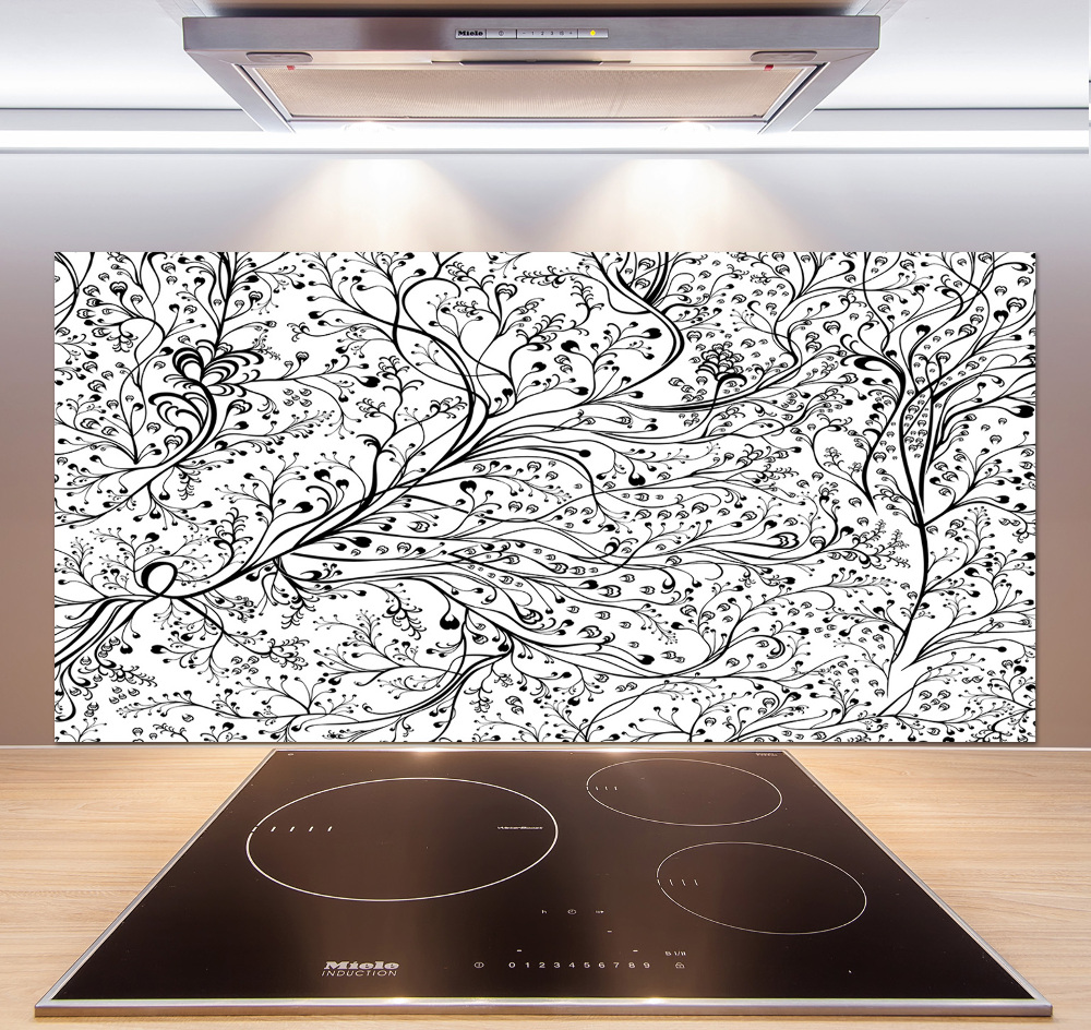 Kitchen wall panels Loved branches