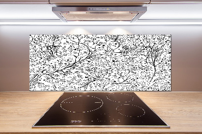 Kitchen wall panels Loved branches