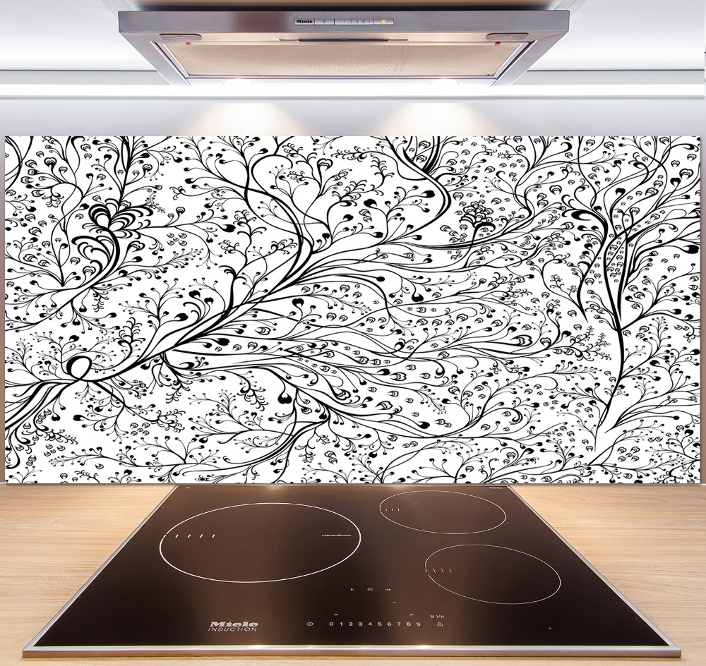 Kitchen wall panels Loved branches