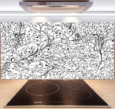 Kitchen wall panels Loved branches