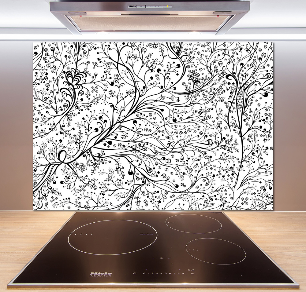 Kitchen wall panels Loved branches