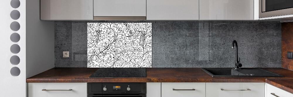 Kitchen wall panels Loved branches