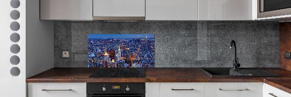 Cooker splashback Manhattan at night