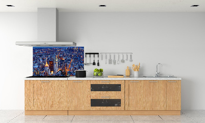 Cooker splashback Manhattan at night