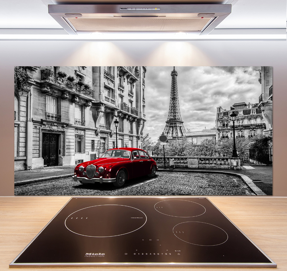 Cooker splashback Red limousine