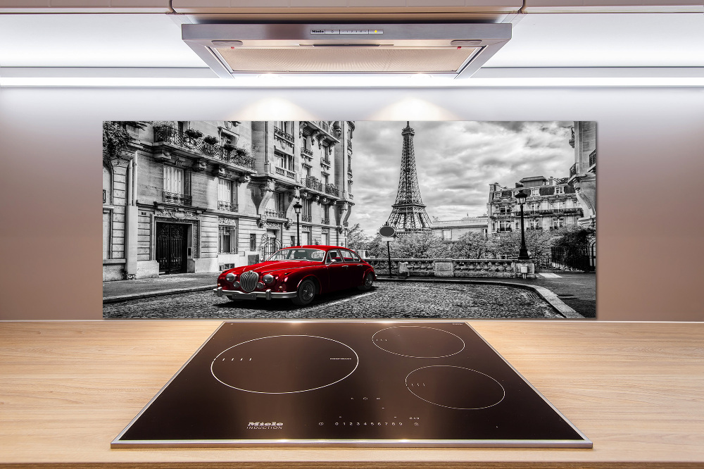 Cooker splashback Red limousine