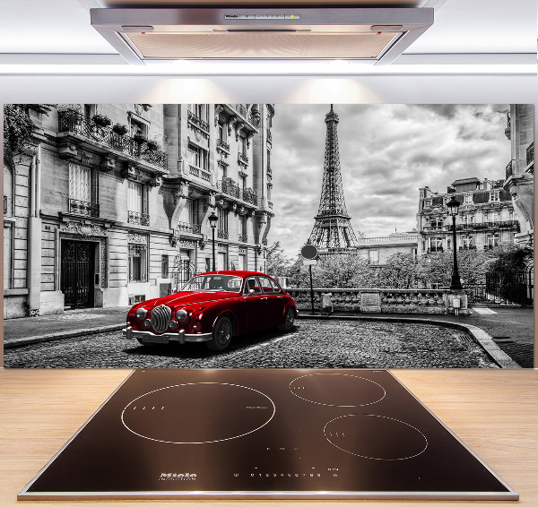 Cooker splashback Red limousine