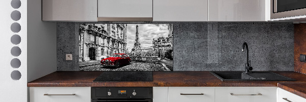 Cooker splashback Red limousine