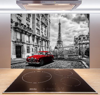 Cooker splashback Red limousine