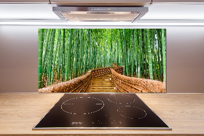 Cooker splashback Bamboo forest