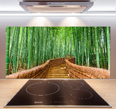 Cooker splashback Bamboo forest