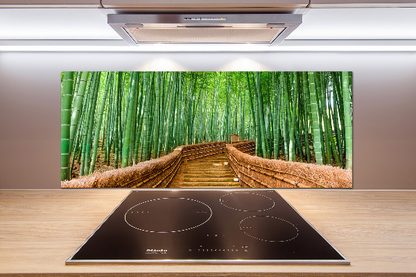 Cooker splashback Bamboo forest