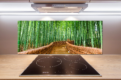 Cooker splashback Bamboo forest