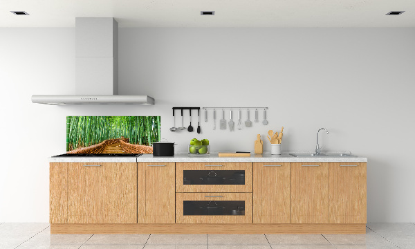 Cooker splashback Bamboo forest