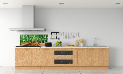 Cooker splashback Bamboo forest