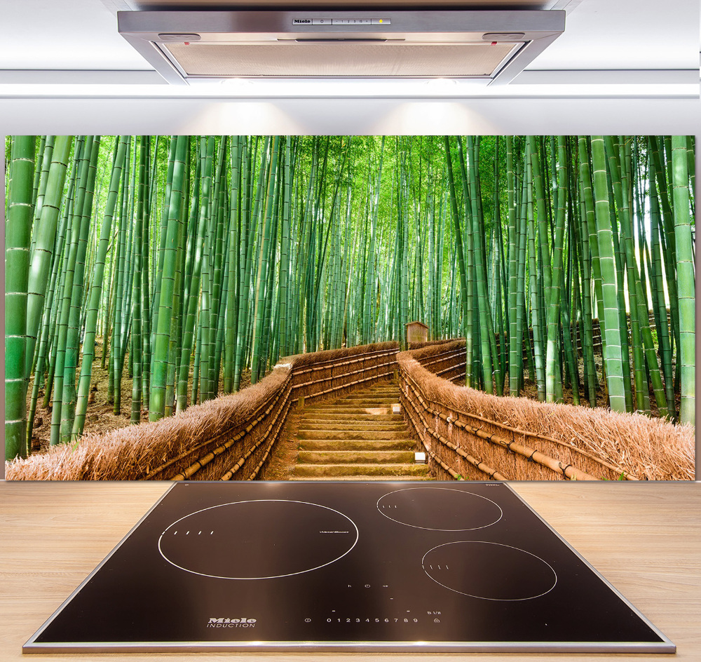 Cooker splashback Bamboo forest