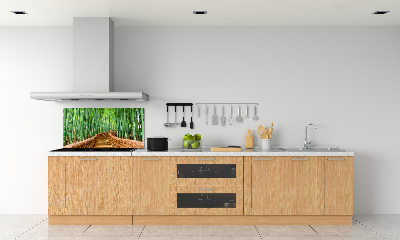 Cooker splashback Bamboo forest