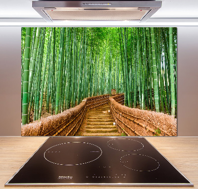 Cooker splashback Bamboo forest