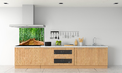 Cooker splashback Bamboo forest