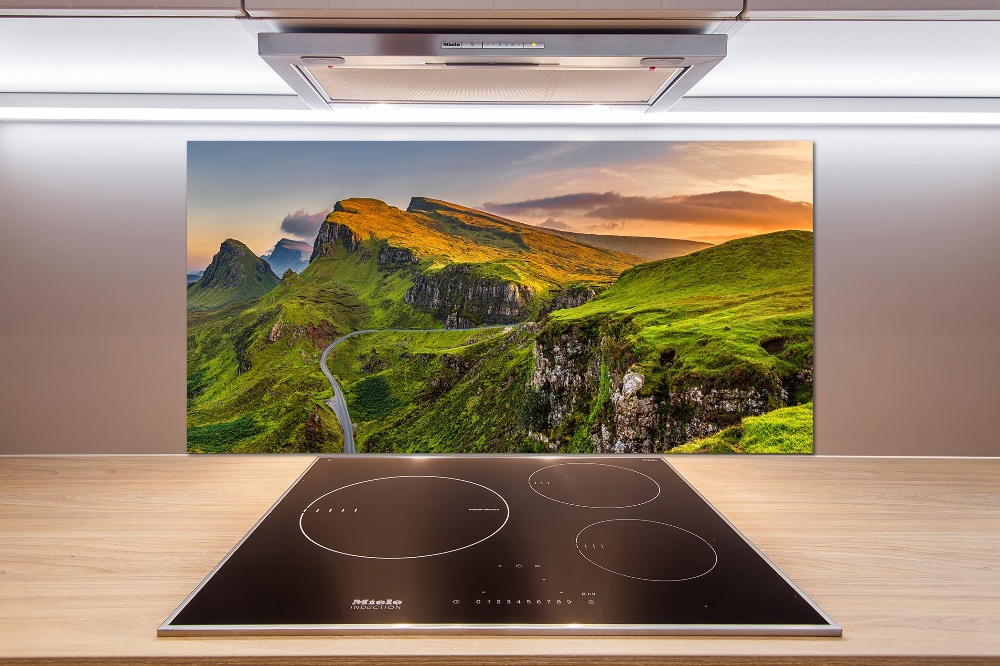 Cooker splashback Scotland Hills