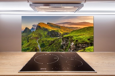 Cooker splashback Scotland Hills