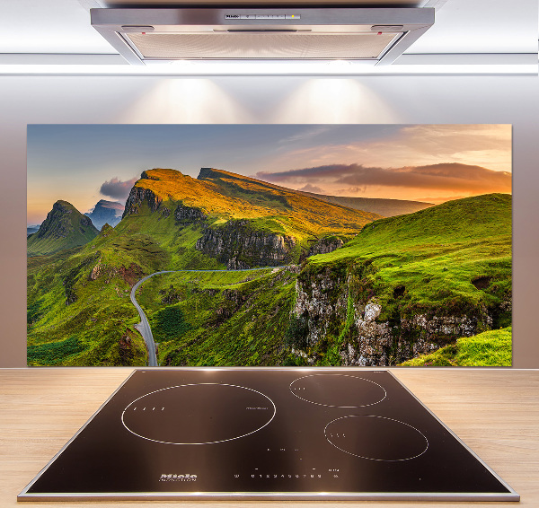 Cooker splashback Scotland Hills