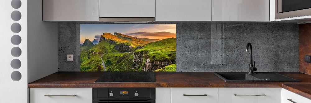 Cooker splashback Scotland Hills