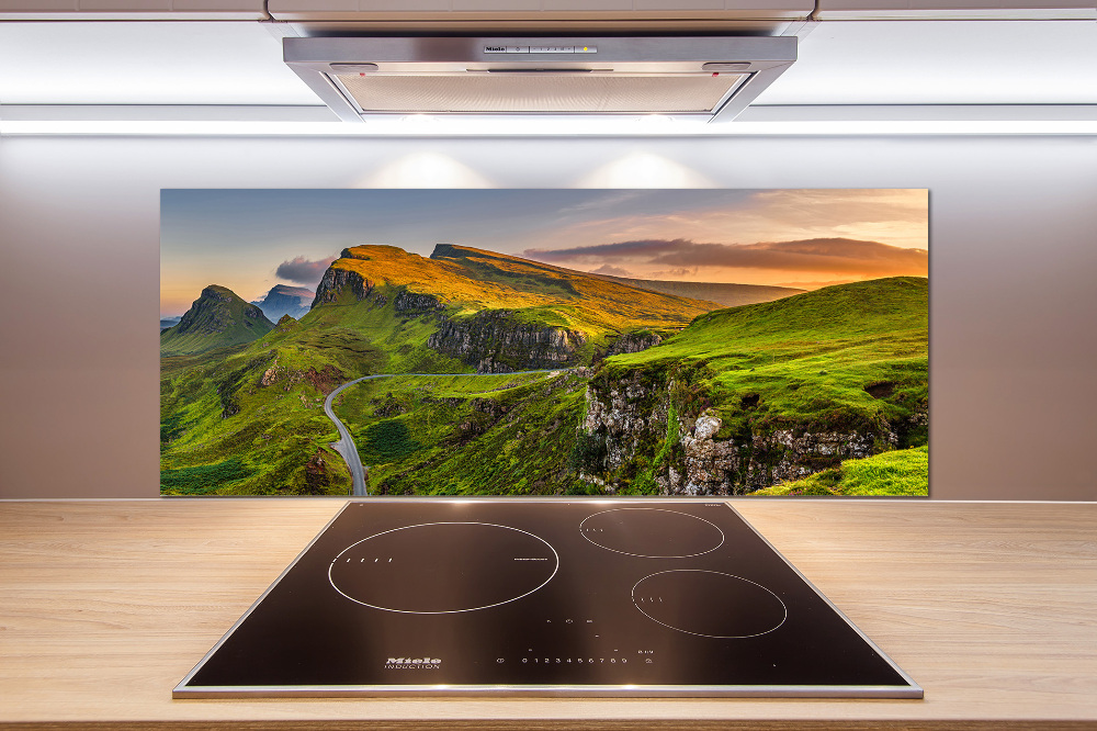 Cooker splashback Scotland Hills