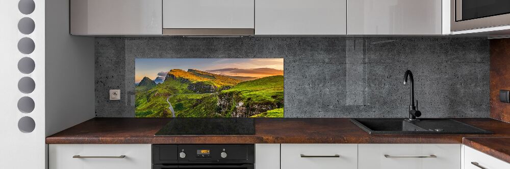 Cooker splashback Scotland Hills