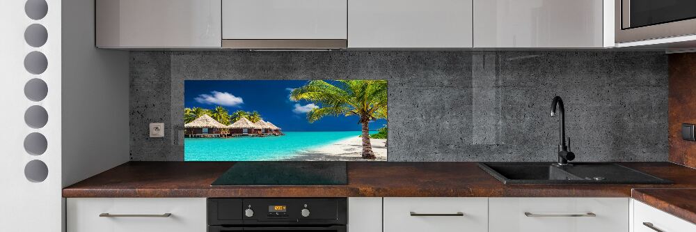 Cooker splashback Bungalowy Maldives