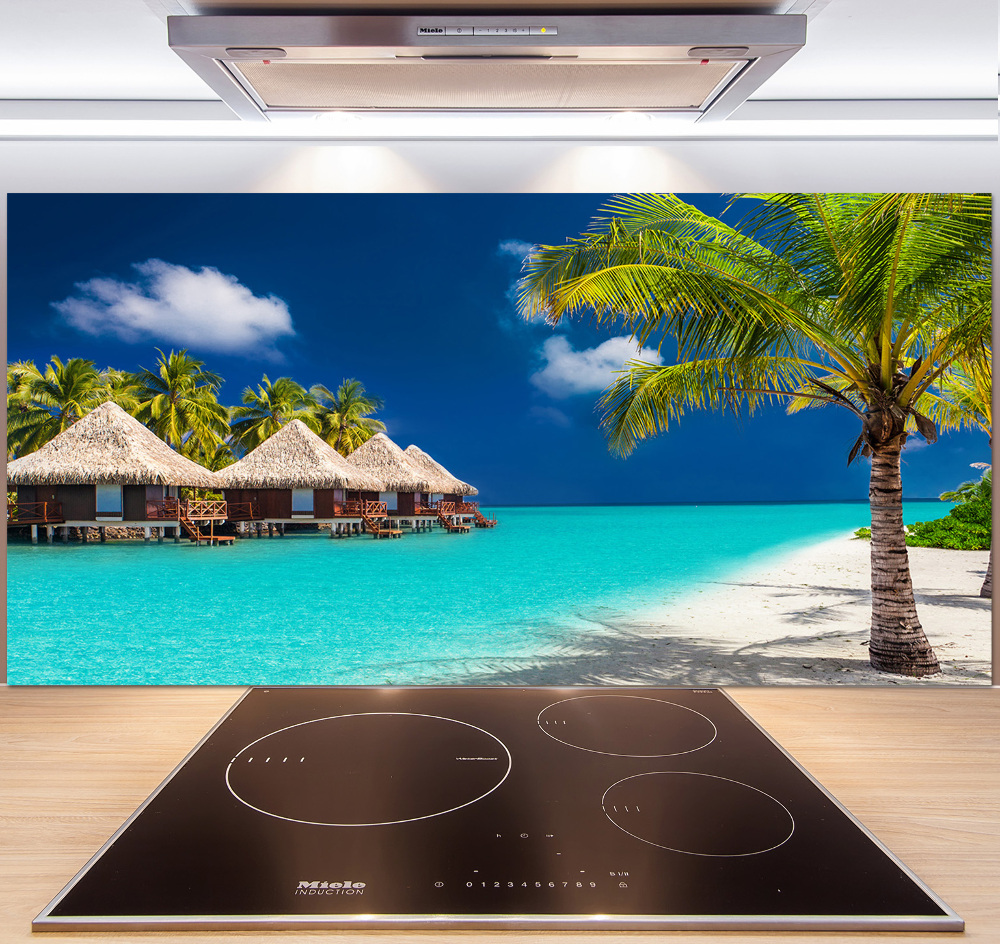 Cooker splashback Bungalowy Maldives