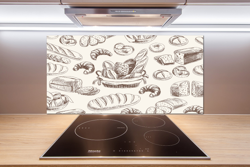 Kitchen splashback Bread