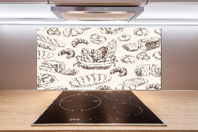 Kitchen splashback Bread