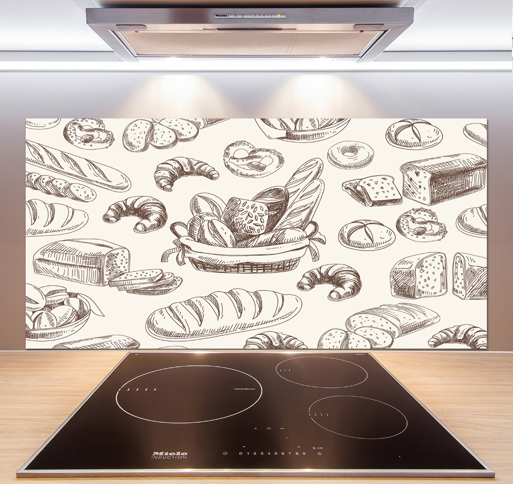 Kitchen splashback Bread