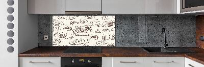 Kitchen splashback Bread