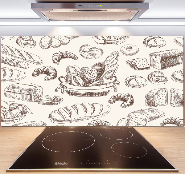 Kitchen splashback Bread