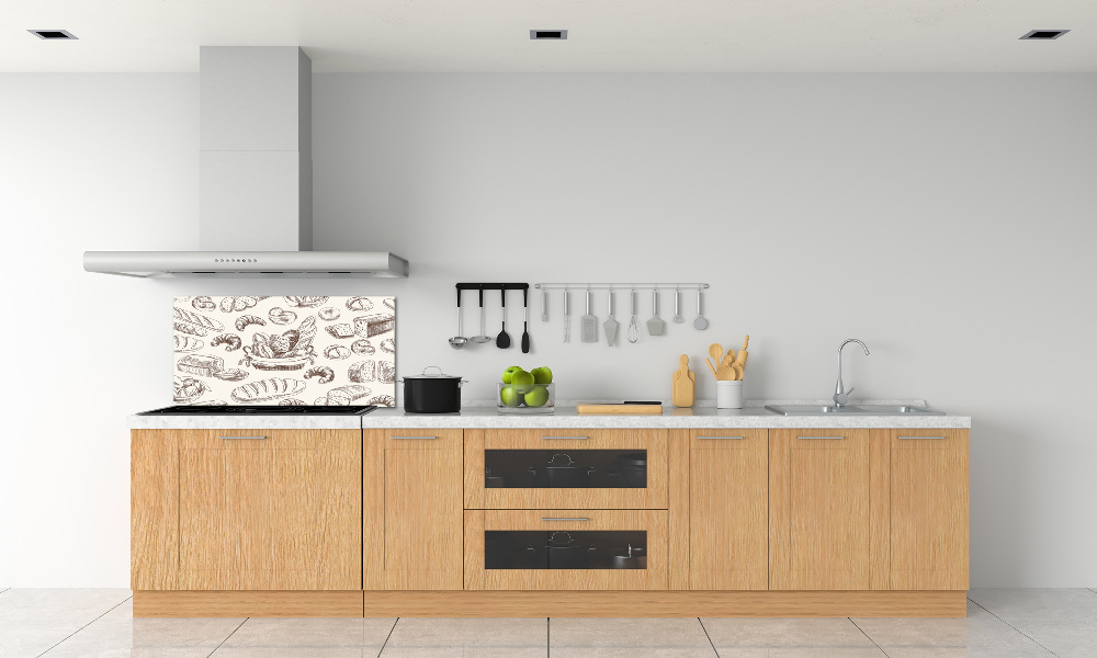 Kitchen splashback Bread