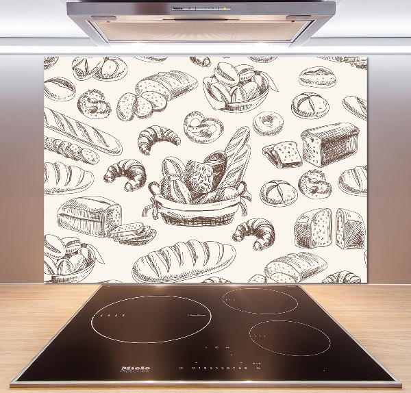 Kitchen splashback Bread