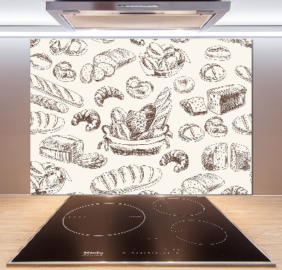 Kitchen splashback Bread