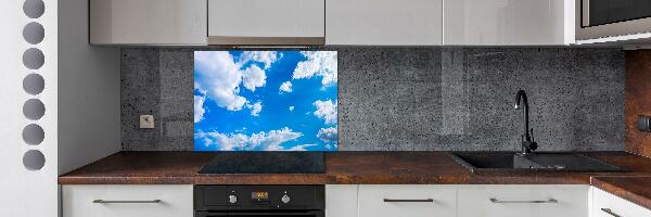 Cooker splashback Clouds in the sky