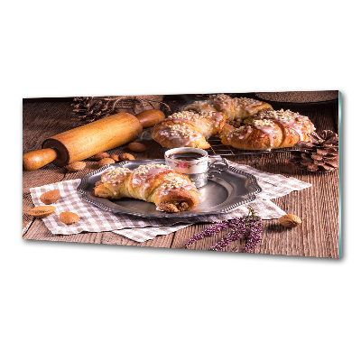 Cooker splashback croissants